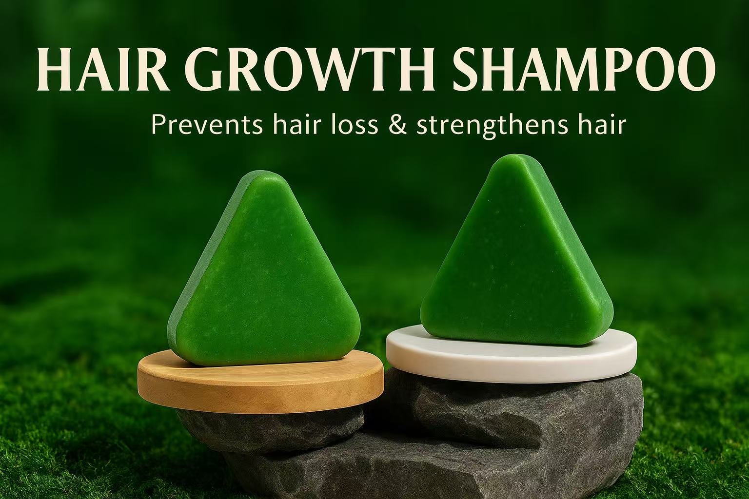 SevenGreen herbal hair soap bar and foam